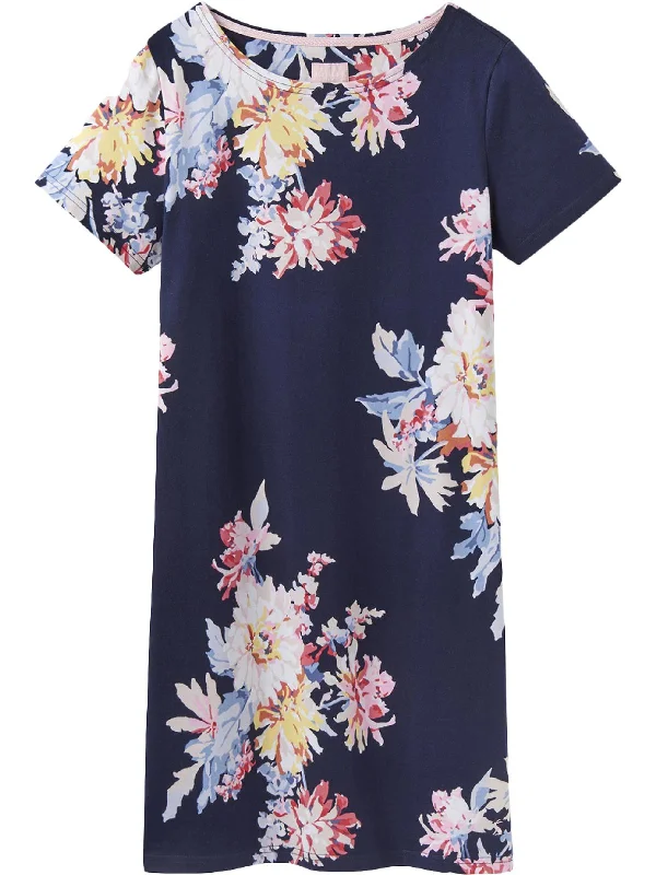 Womens Cotton Mini T-Shirt Dress