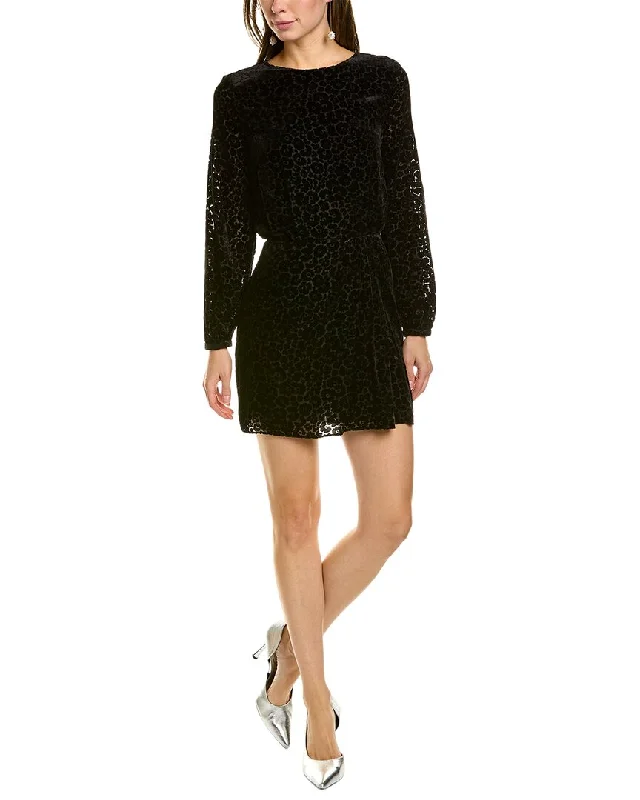 The Kooples Velvet Burnout Mini Dress