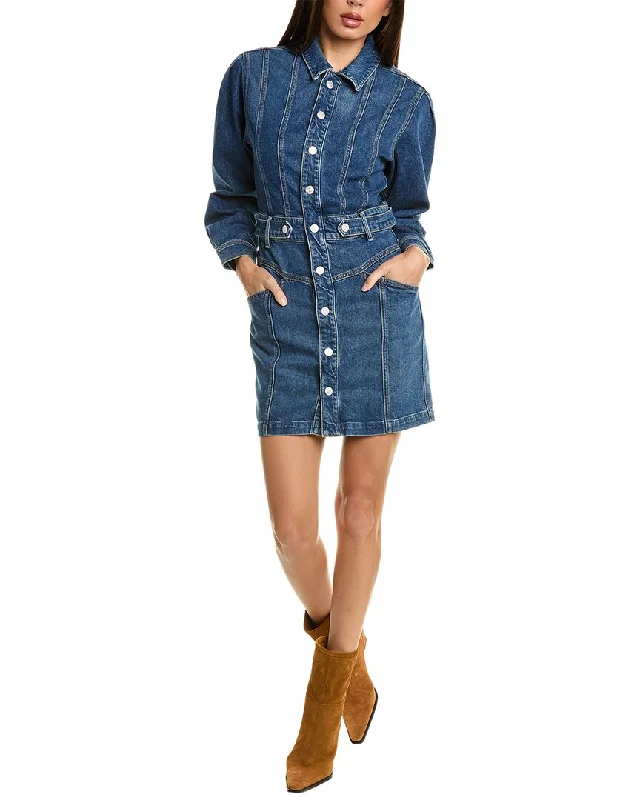 MOTHER Denim The Batwing Cinch Mini Dress