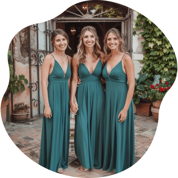 Elegant Bridesmaid Dresses to Complement the Wedding Theme