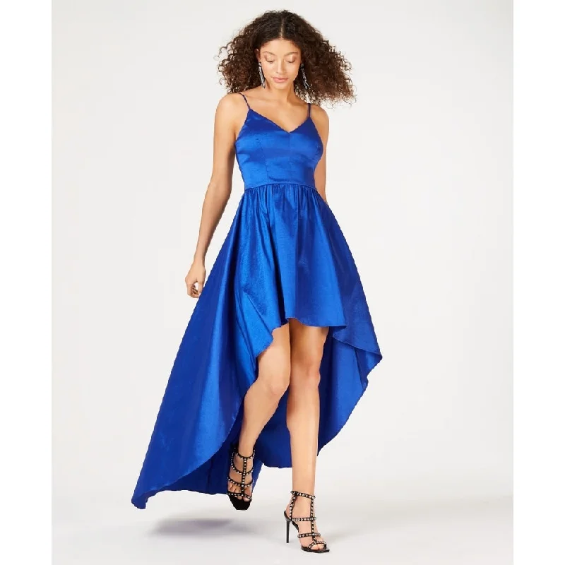 B Darlin Juniors' High-Low Dress Blue