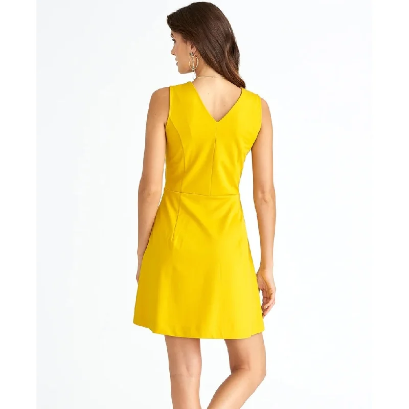 Rachel Roy Women's Anise Dress Yellow Size X-Large