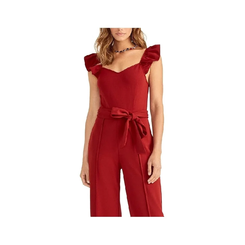 Rachel Roy Women's Iona Jumpsuit Pink Size X-Large