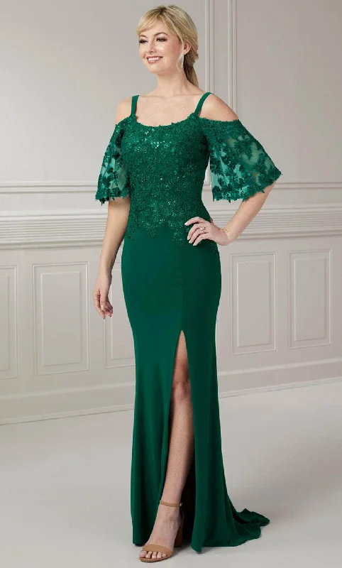 Christina Wu Elegance 17123 - Sequin Lace Scoop Evening Gown